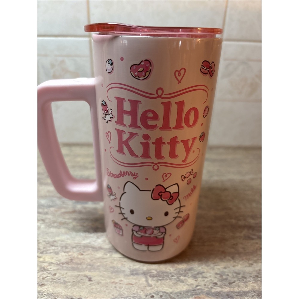Pink Hello Kitty thermal cup
